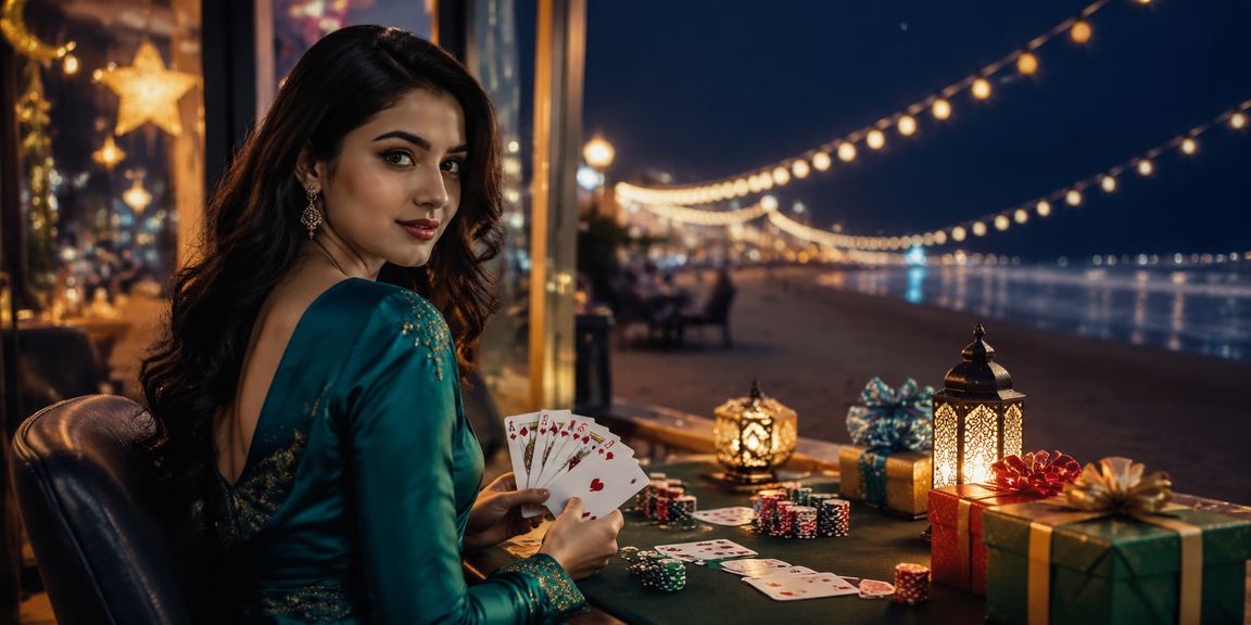 কক্সবাজারে ঈদ উৎসবে তিন পাতি গেম মোবাইলে খেলার দৃশ্য