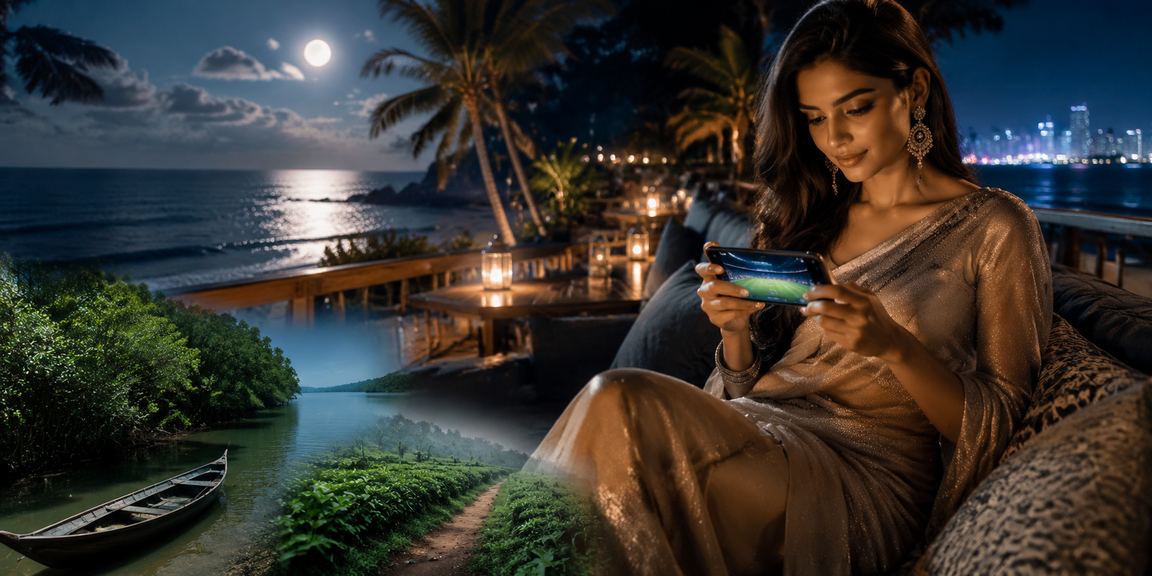 সুন্দরবন এলাকায় চা বাগানে মোবাইলে bd 188 ক্যাসিনো ভাউচার ব্যবহার করছেন একজন ব্যবহারকারী
